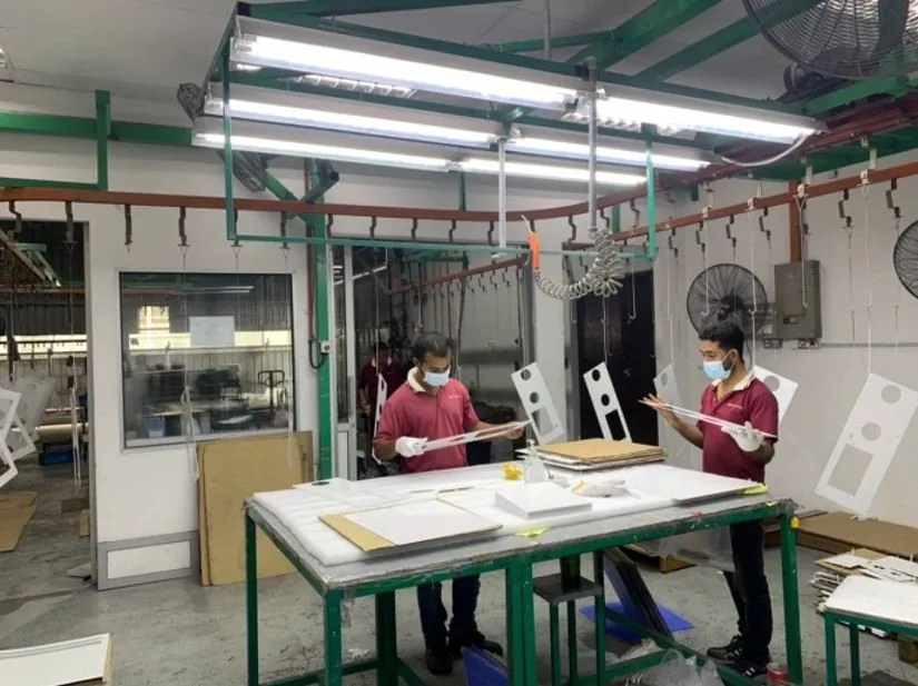Part Handling Station at the Standard Coating facility, Perai