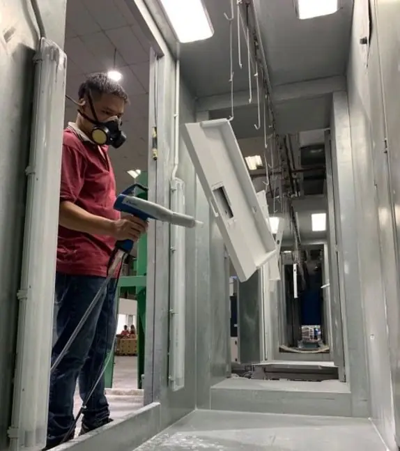 Powder Spray Booth at the Standard Coating facility, Perai