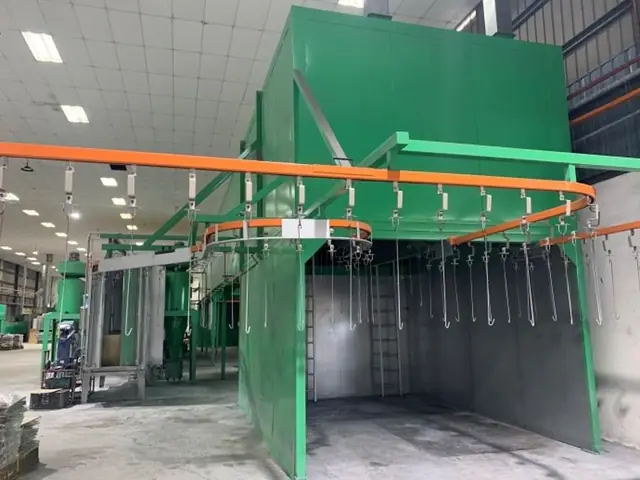 Powder Coating Booth at the Standard Coating facility, Perai