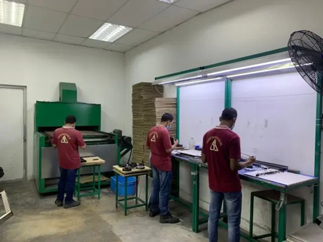 Workstation at the Standard Coating facility, Perai