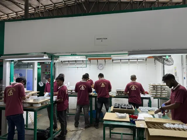 Inspection and Packaging Area at the Standard Coating facility, Perai