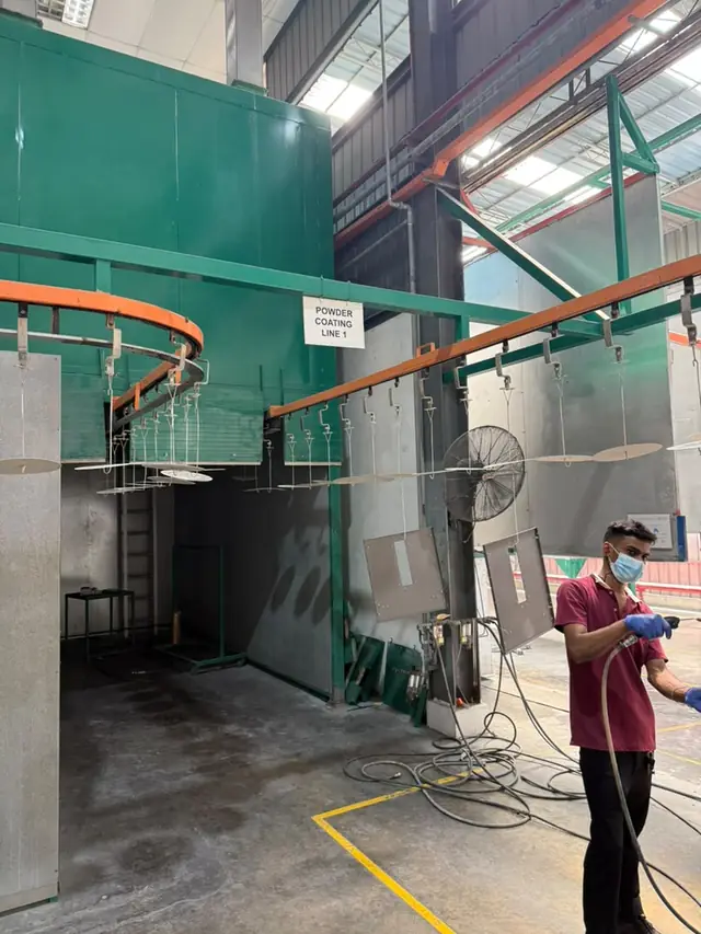 Powder Coating Line 1 at the Standard Coating facility, Perai