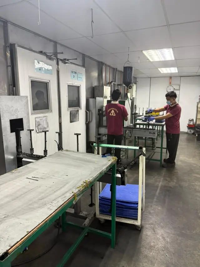 Wet Paint Spray Booths at the Standard Coating facility, Perai