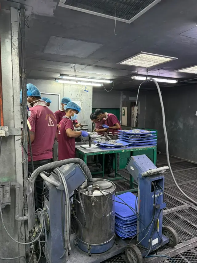 Wet Paint Line Workstation at the Standard Coating facility, Perai