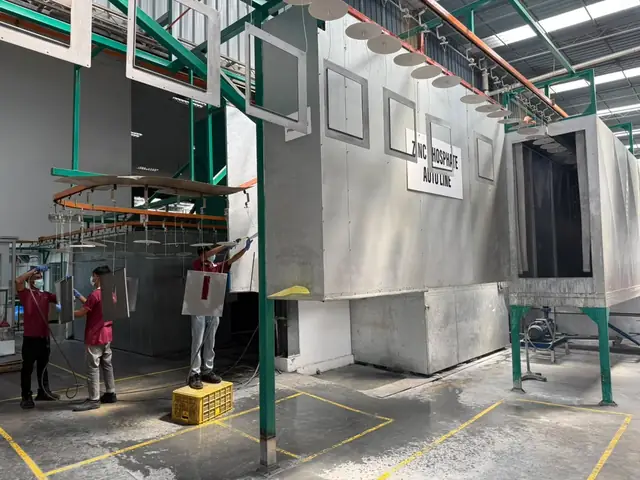 Zinc Phosphate Auto Line at the Standard Coating facility, Perai