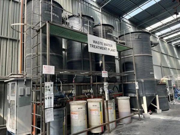 Wastewater treatment plant at the Perai facility