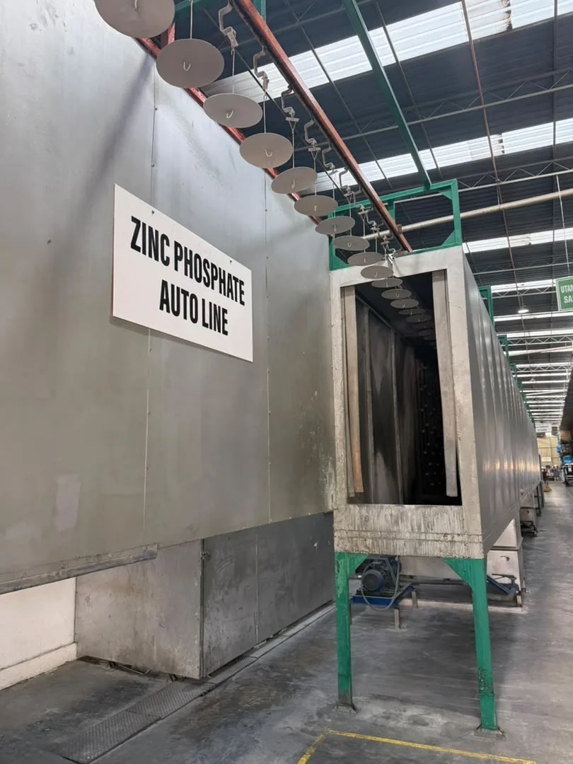 Zinc Phosphate Auto Line tunnel at the Standard Coating facility, Perai