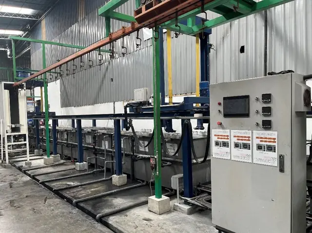 Chromating Line Control Panel at the Standard Coating facility, Perai
