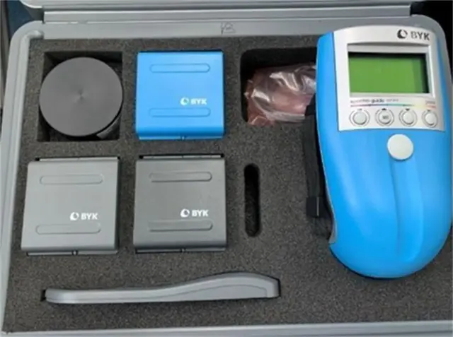 BYK spectro-guide colour measuring instrument at the Standard Coating facility, Perai