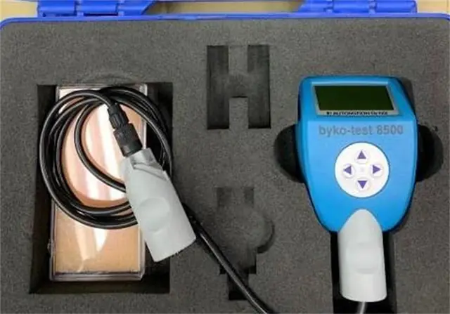 byko-test 8500 coating thickness gauge at the Standard Coating facility, Perai